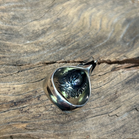 VINTAGE G&S SILVER EAGLE RING - Picture 4 of 6